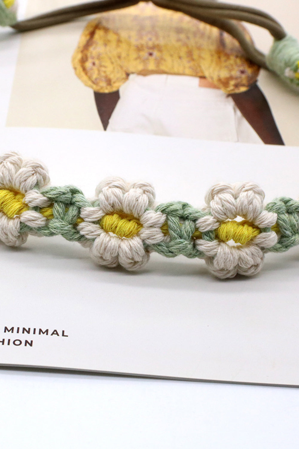 Assorted 2-Pack In My Circle Daisy Macrame Headband - AllIn Computer