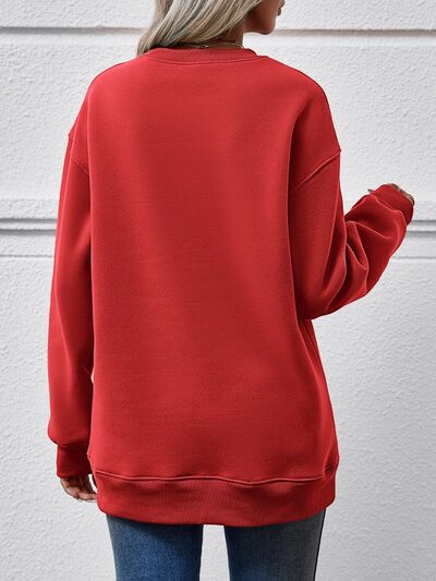 MERRY CHRISTMAS Dropped Shoulder Sweatshirt - AllIn Computer