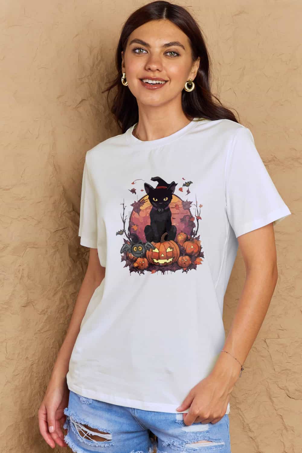 Simply Love Full Size Halloween Theme Graphic T-Shirt - AllIn Computer