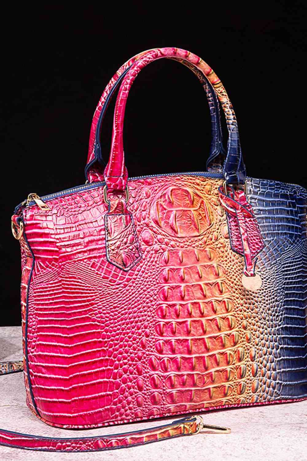 Gradient PU Leather Handbag - AllIn Computer