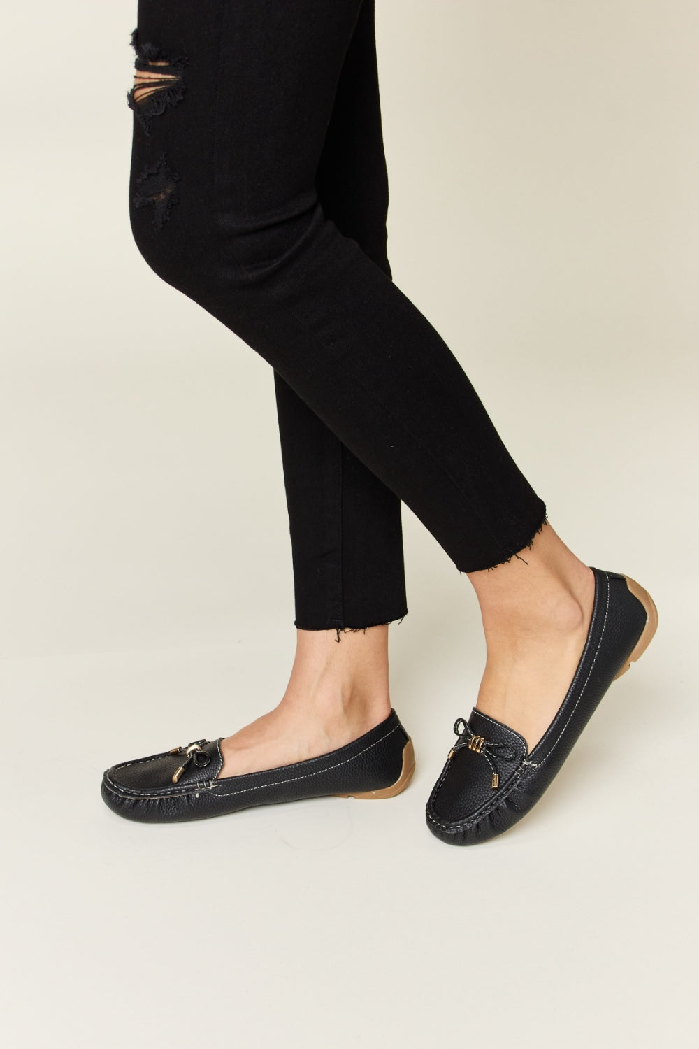 Forever Link Slip On Bow Flats Loafers - AllIn Computer