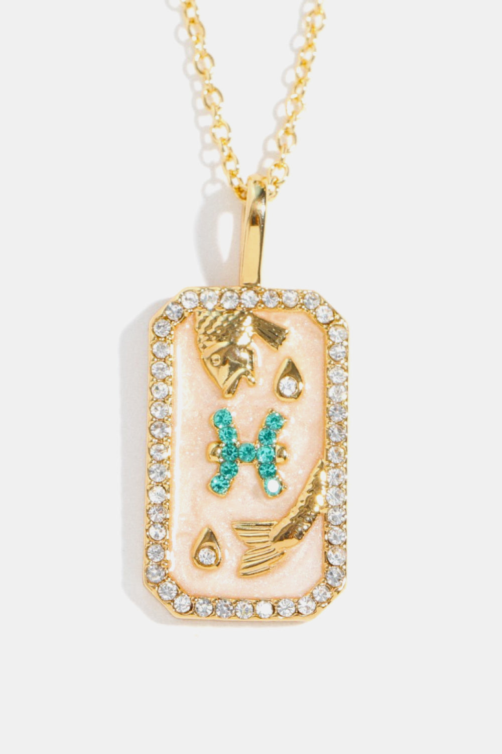 Rhinestone Constellation Pendant Copper Necklace - AllIn Computer