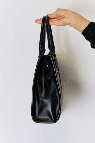 David Jones Argyle Pattern PU Leather Handbag - AllIn Computer