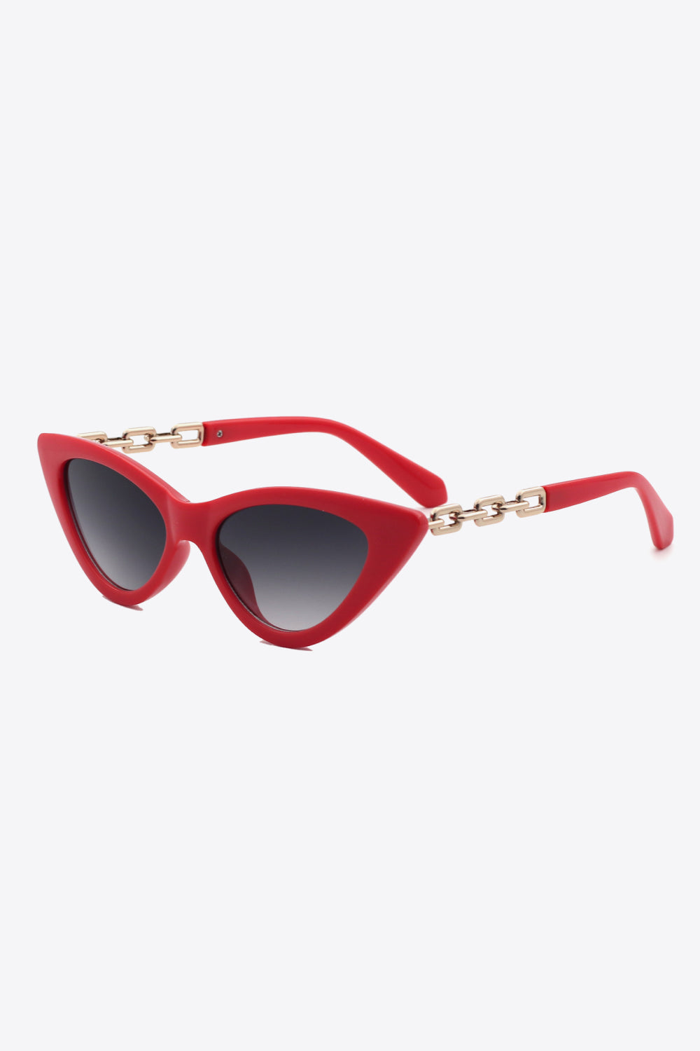 Chain Detail Cat-Eye Sunglasses - AllIn Computer