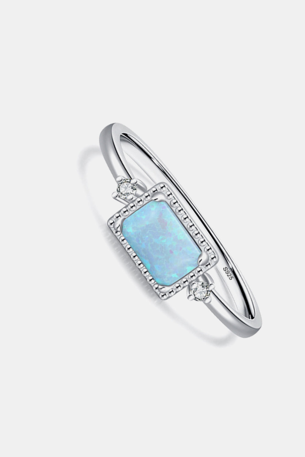 925 Sterling Silver Opal Ring - AllIn Computer