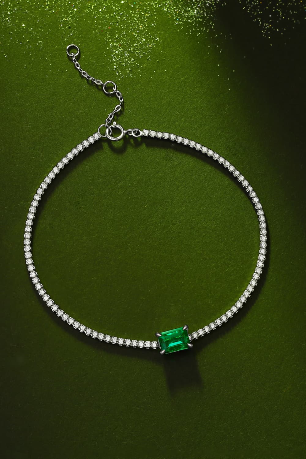 Adored 1 Carat Lab-Grown Emerald Bracelet - AllIn Computer