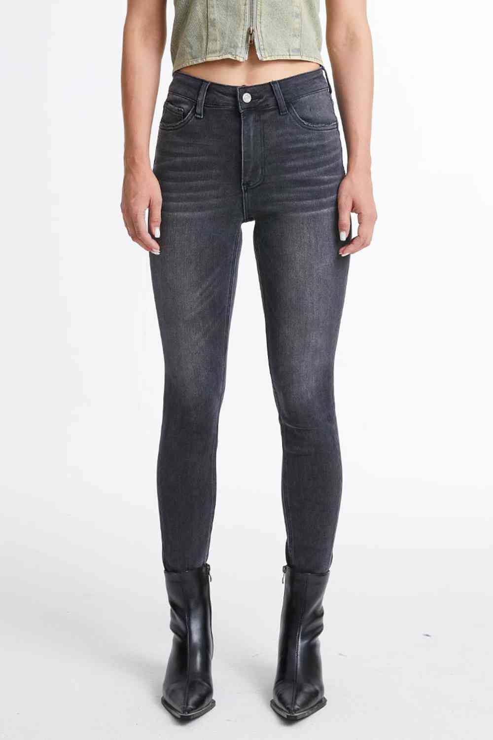 BAYEAS Cropped Skinny Jeans - AllIn Computer