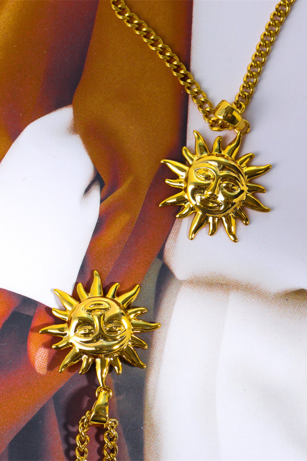 Sun Pendant Copper Necklace - AllIn Computer