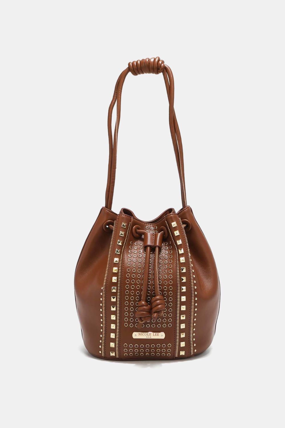 Nicole Lee USA Amy Studded Bucket Bag - AllIn Computer