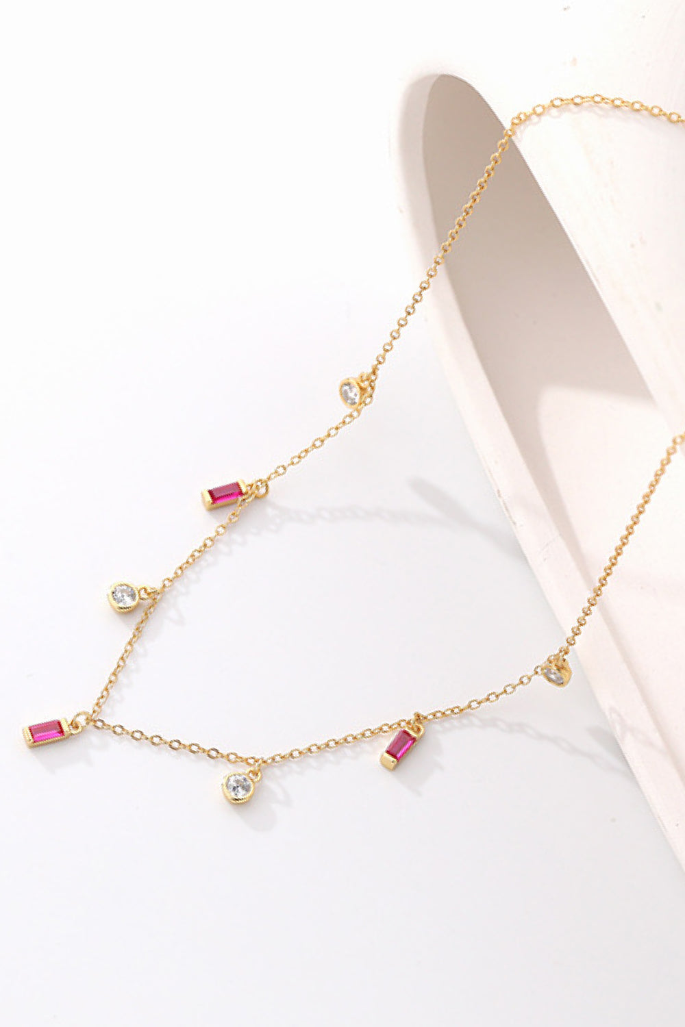 18K Gold Plated Multi-Charm Chain Necklace - AllIn Computer