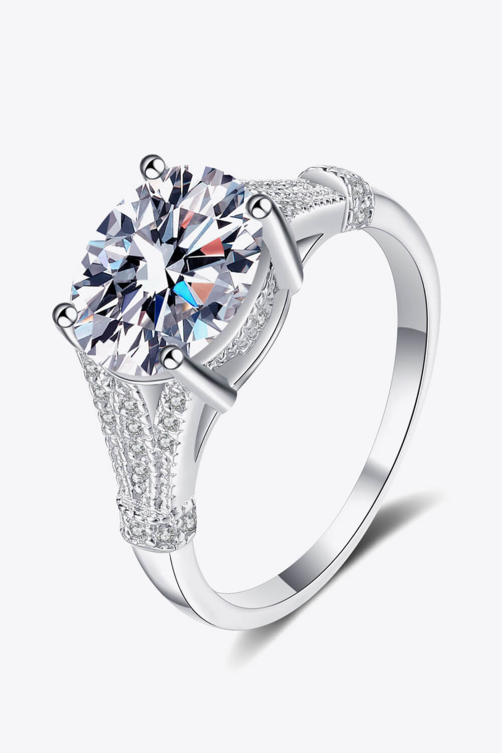 Unpredictable Day 3-Carat Moissanite Ring - AllIn Computer