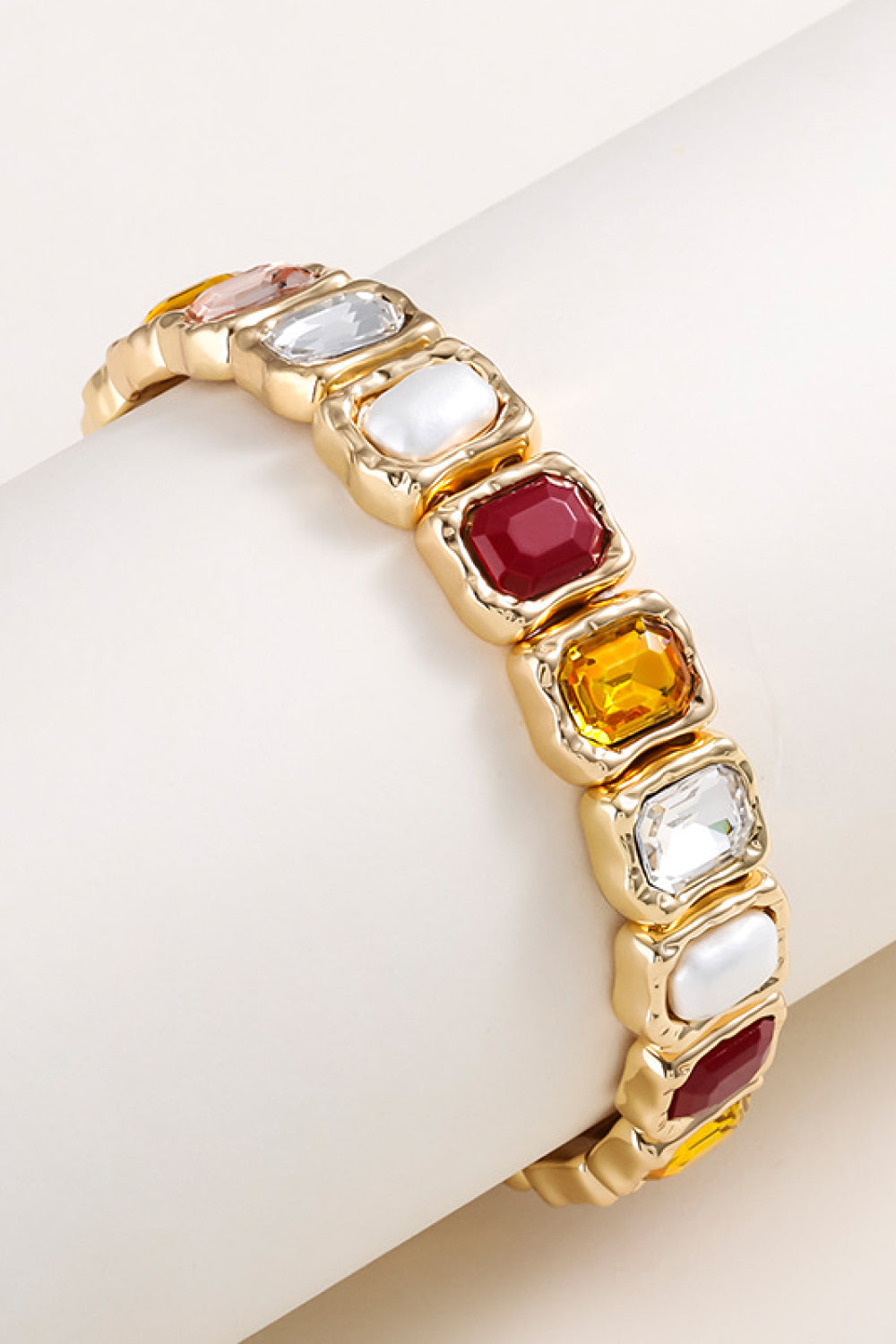 Glass Stone Alloy Bracelet - AllIn Computer