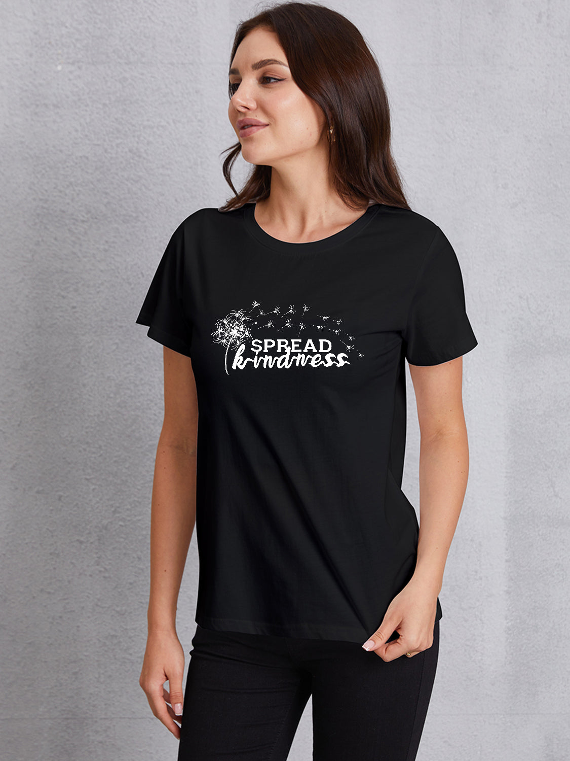 SPREAD KINDNESS Round Neck T-Shirt - AllIn Computer