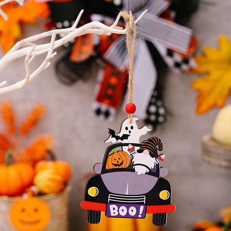 4-Piece Halloween Element Car-Shape Hanging Widgets - AllIn Computer
