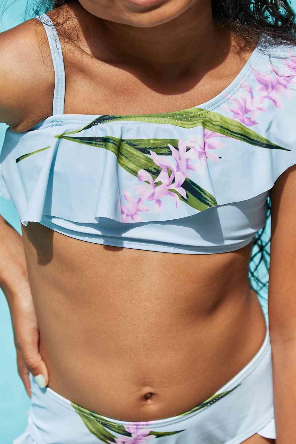 Marina West Swim Vacay Mode Two-Piece Swim Set in Pastel Blue - AllIn Computer