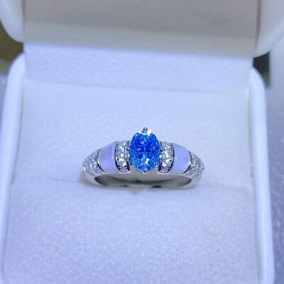 1 Carat Moissanite 925 Sterling Silver Ring - AllIn Computer