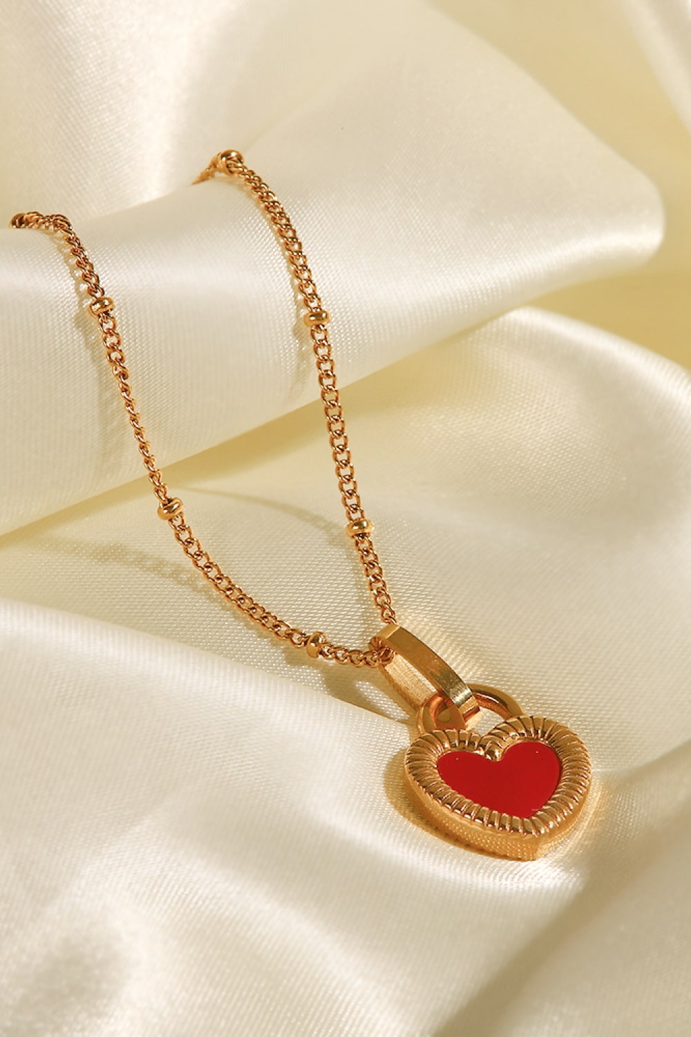 Stainless Steel Heart Pendant Necklace - AllIn Computer