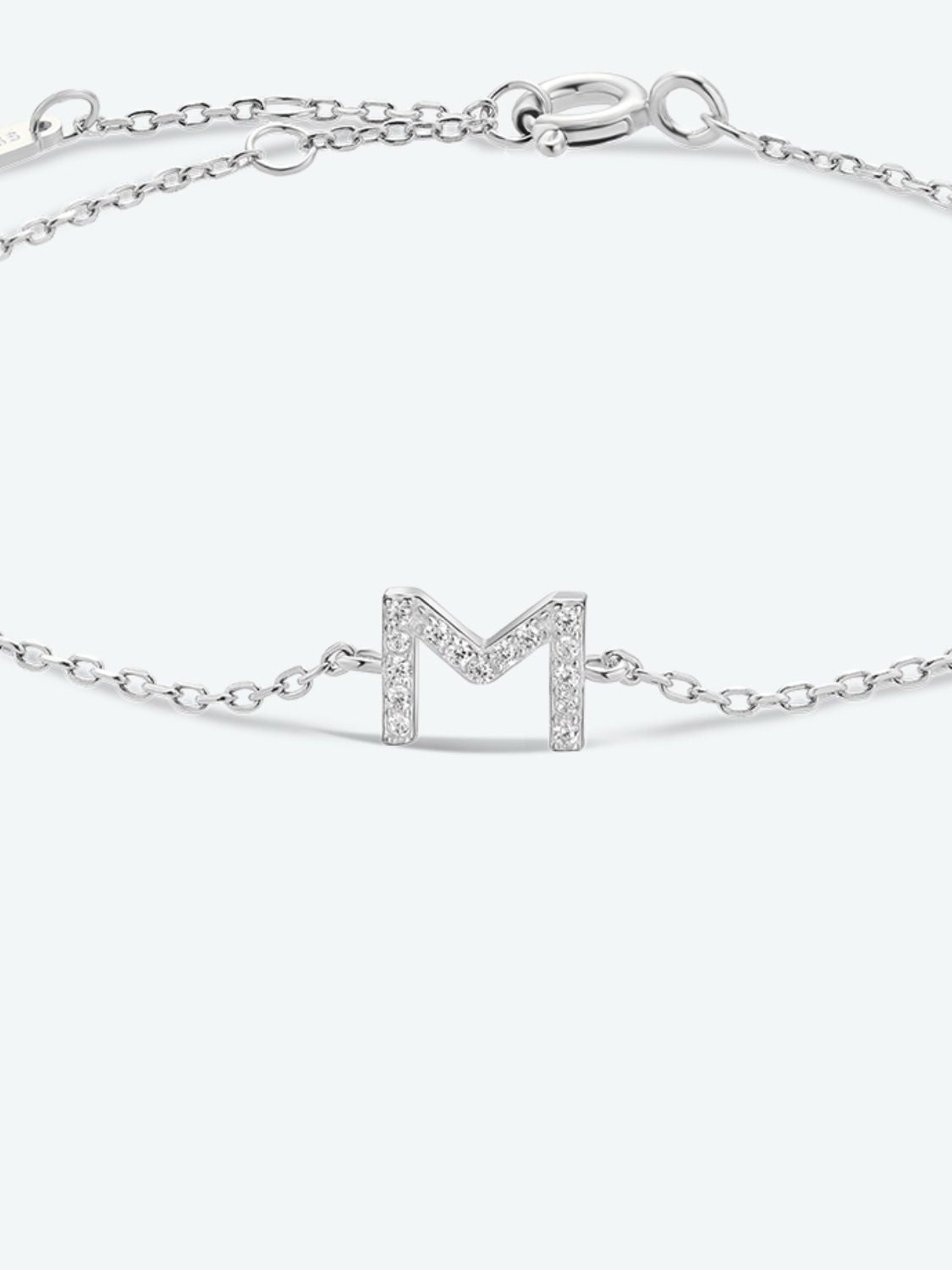 L To P Zircon 925 Sterling Silver Bracelet - AllIn Computer
