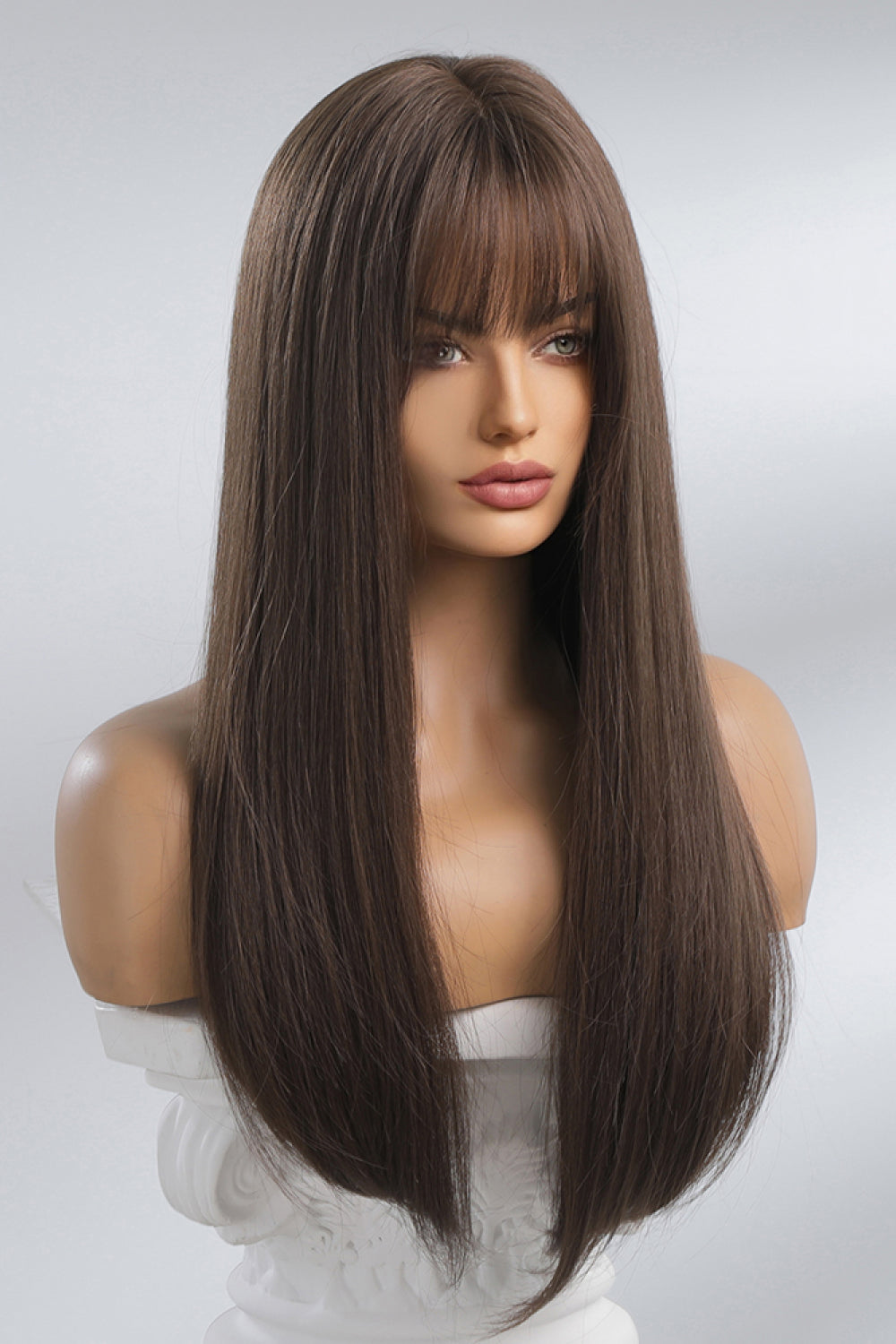 Full Machine Long Straight Synthetic Wigs 26'' - AllIn Computer