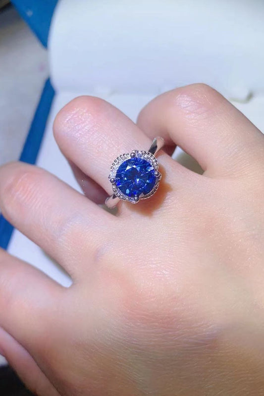 2 Carat Moissanite Contrast 925 Sterling Silver Ring - AllIn Computer