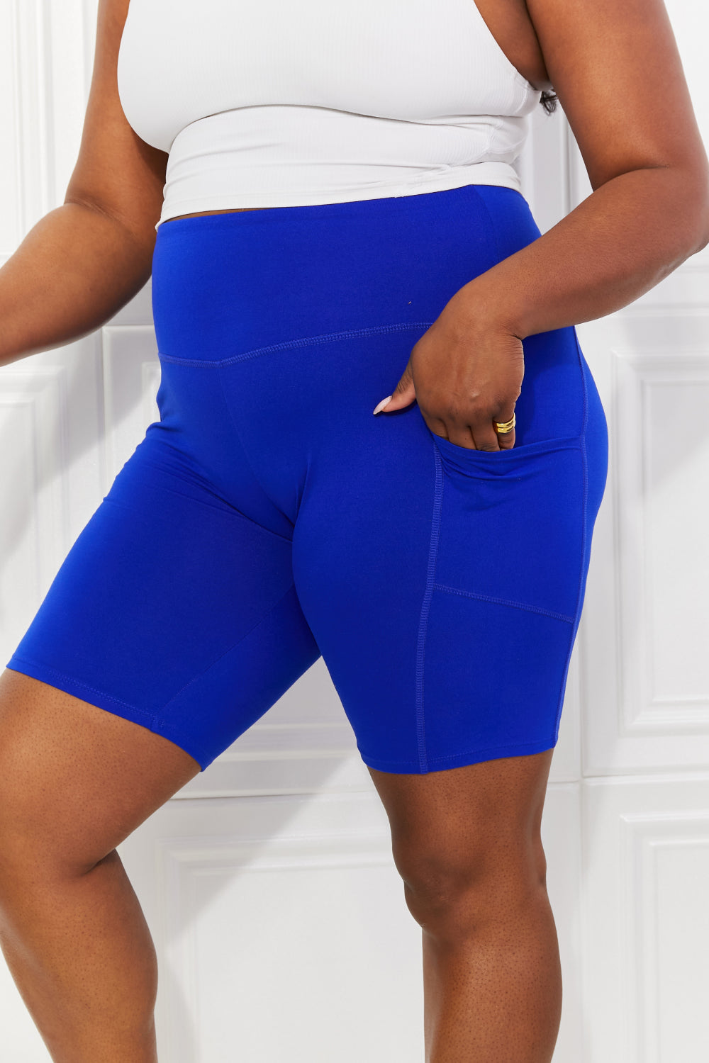 Zenana Full Size Never Let You Go Brushed Biker Shorts - AllIn Computer