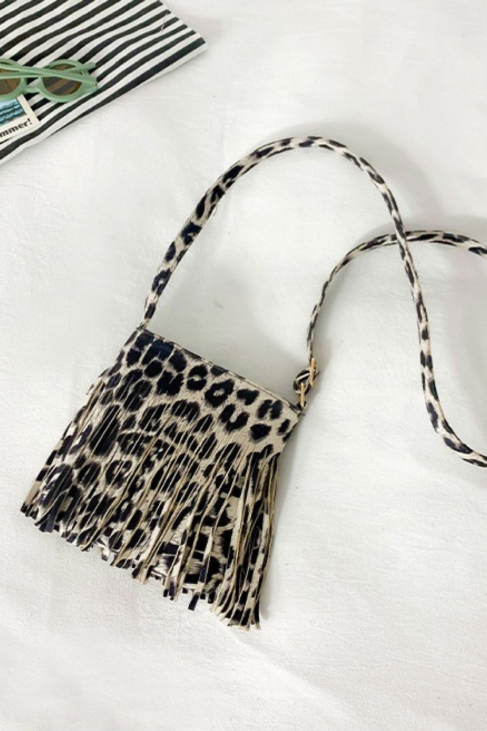 Adored PU Leather Crossbody Bag with Fringe - AllIn Computer