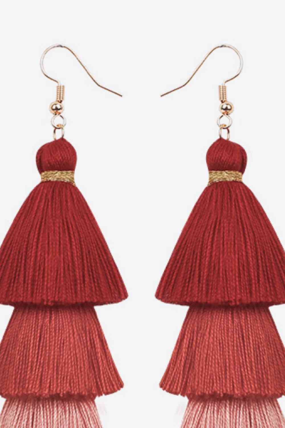 Layered Tassel Earrings - AllIn Computer