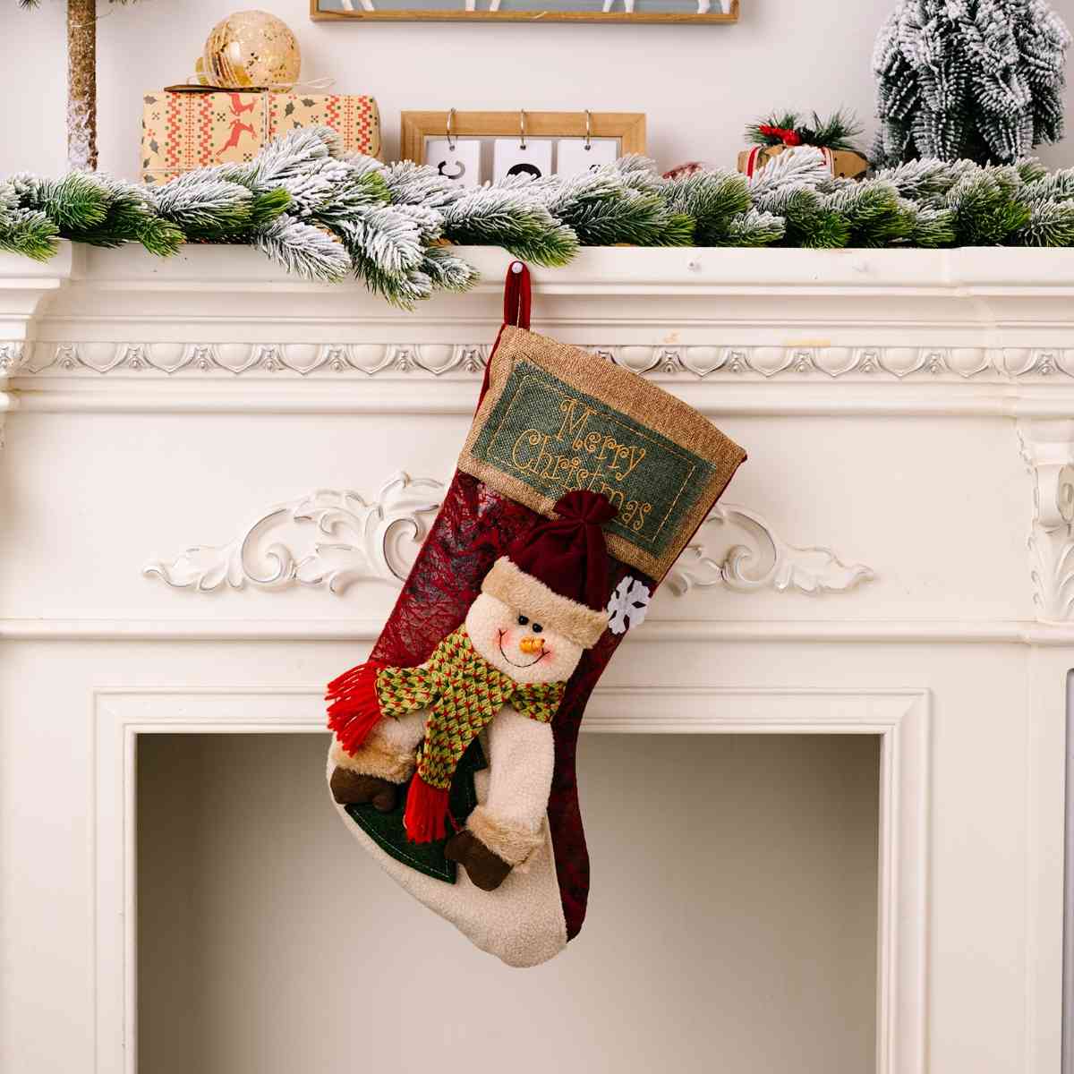 MERRY CHRISTMAS Stocking Hanging Widget - AllIn Computer