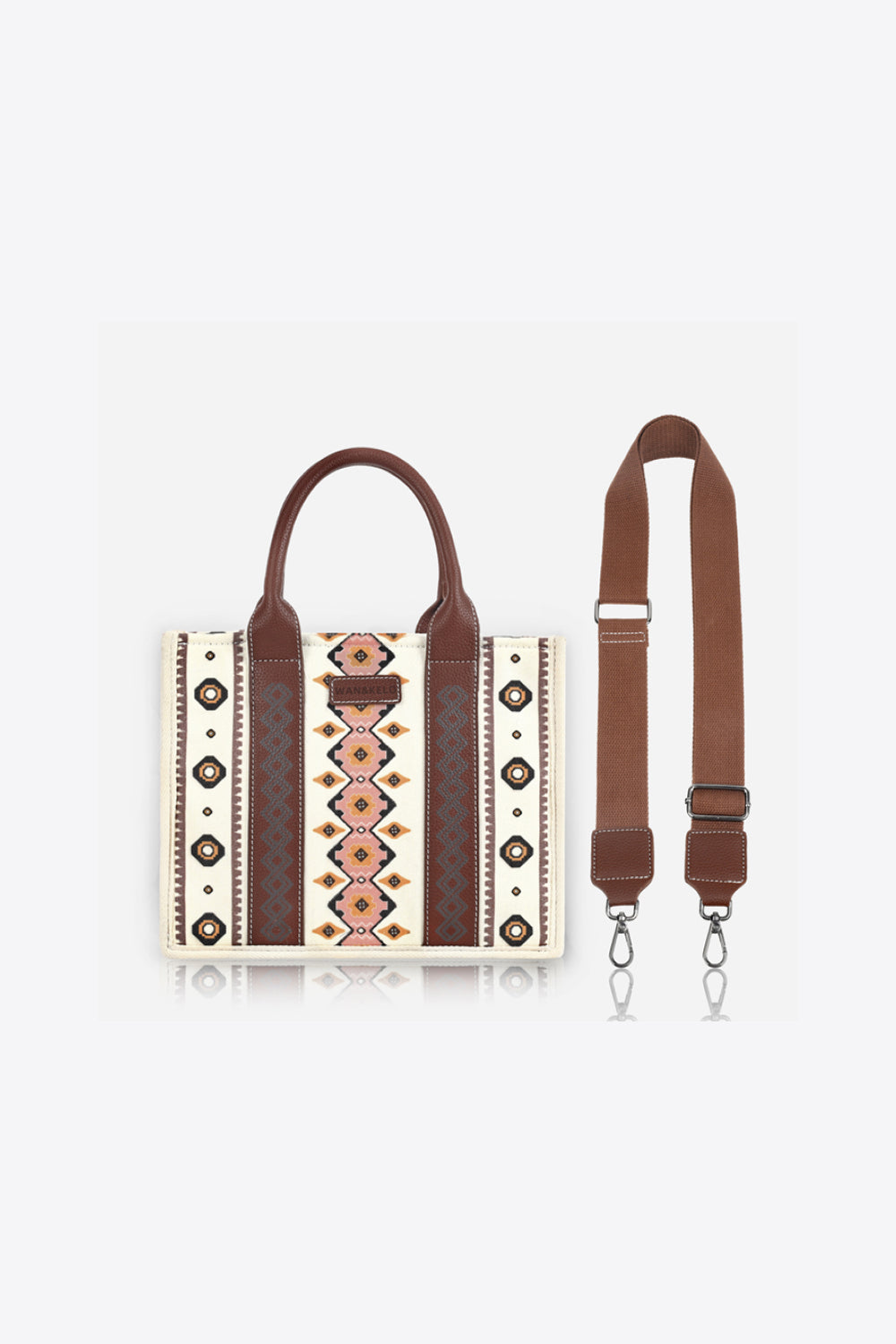 Printed PU Leather Shoulder Bag - AllIn Computer