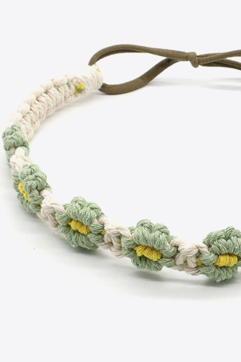 Assorted 2-Pack In My Circle Daisy Macrame Headband - AllIn Computer