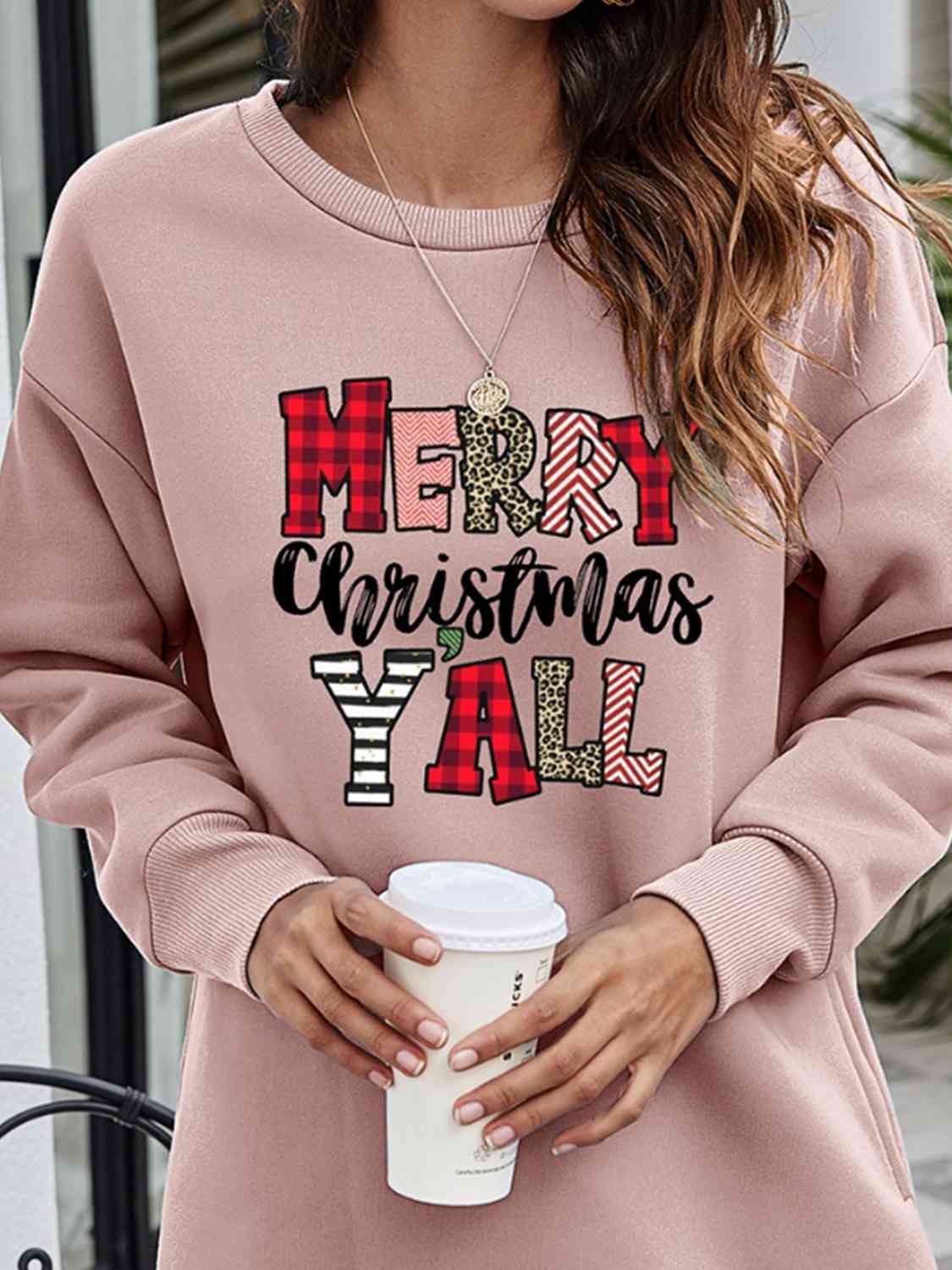 MERRY CHRISTMAS Y'ALL Graphic Sweatshirt | CLOTHING,SHOES & ACCESSORIES | Changeable, christmas, Ship From Overseas, sweatshirt | Trendsi