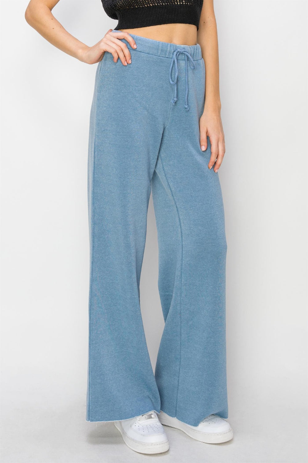 HYFVE Drawstring Wide Leg Pants - AllIn Computer
