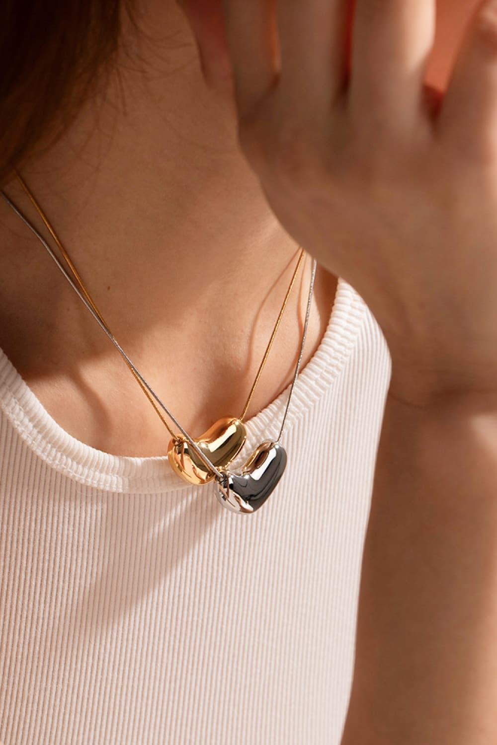 Heart Shape Pendant Necklace - AllIn Computer