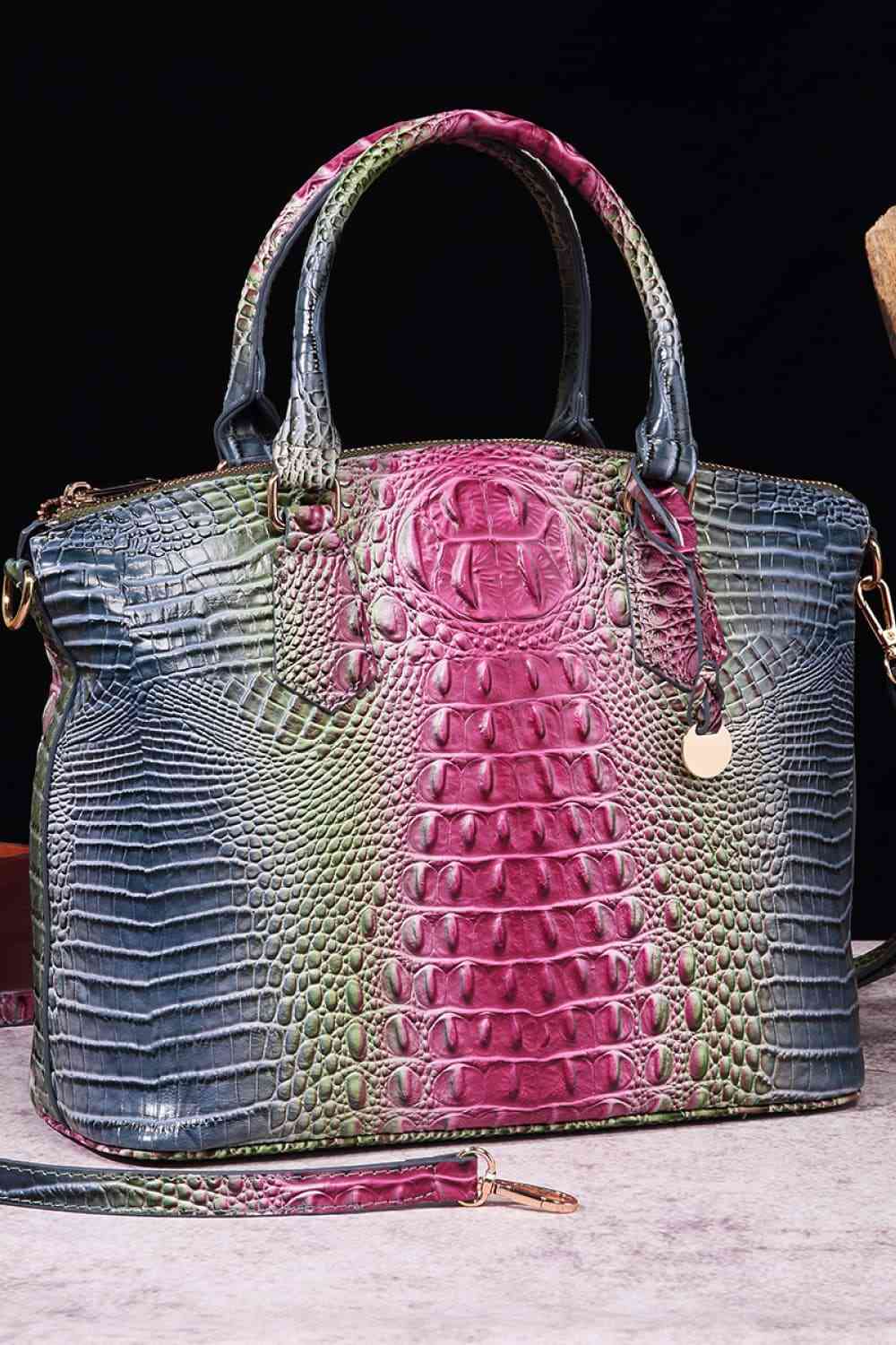Gradient PU Leather Handbag - AllIn Computer