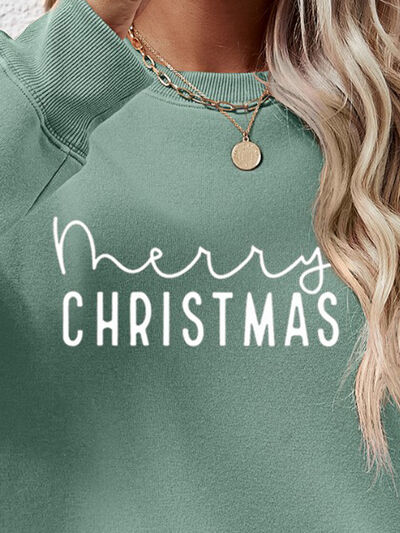 MERRY CHRISTMAS Dropped Shoulder Sweatshirt - AllIn Computer