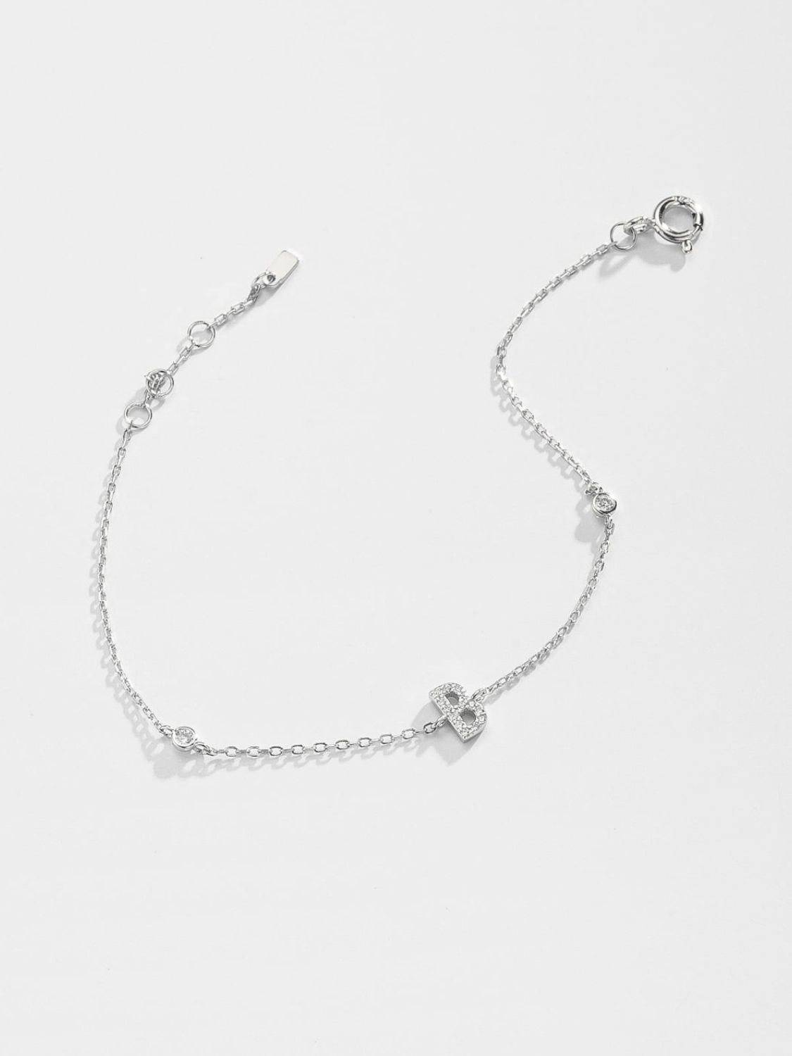 A To F Zircon 925 Sterling Silver Bracelet - AllIn Computer