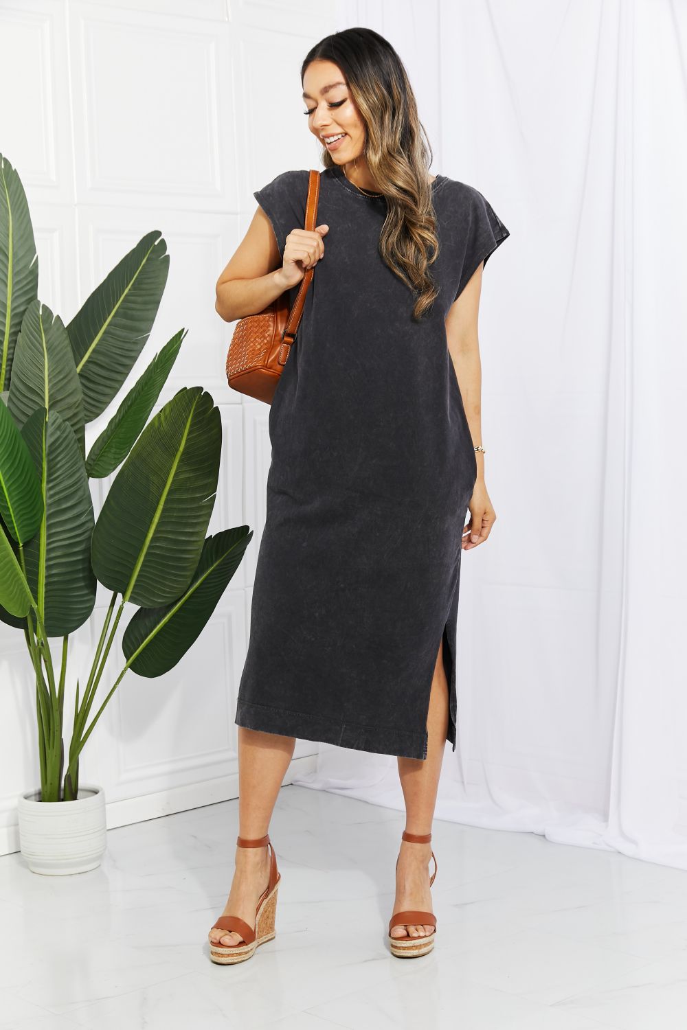 SHOMICO Certainly Chic Faux Leather Woven Backpack - AllIn Computer