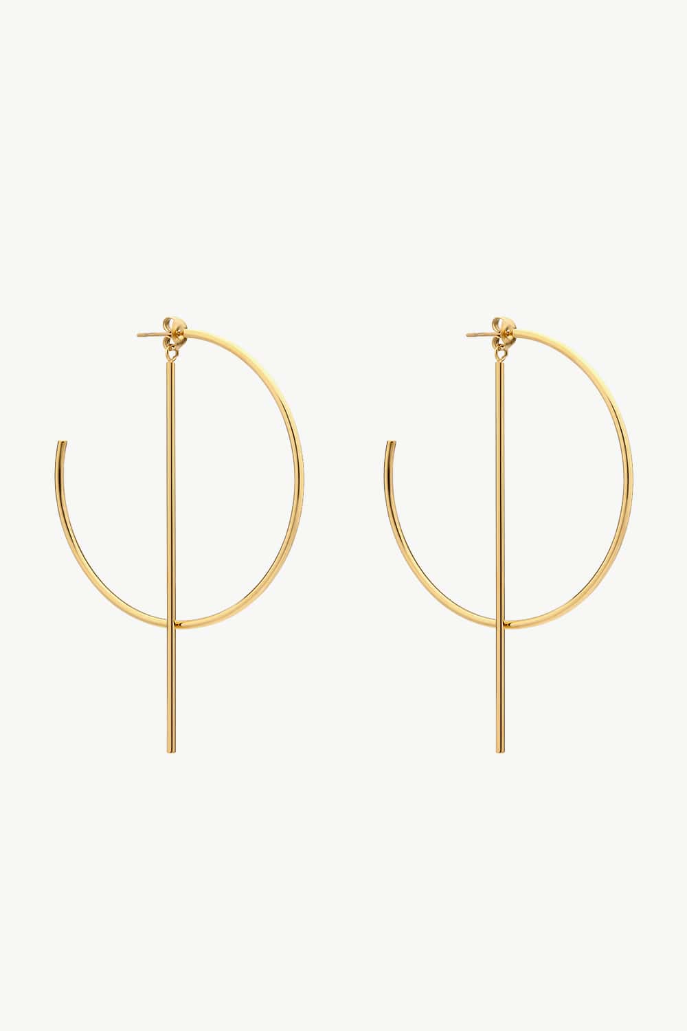 C-Hoop Stainless Steel Earrings - AllIn Computer