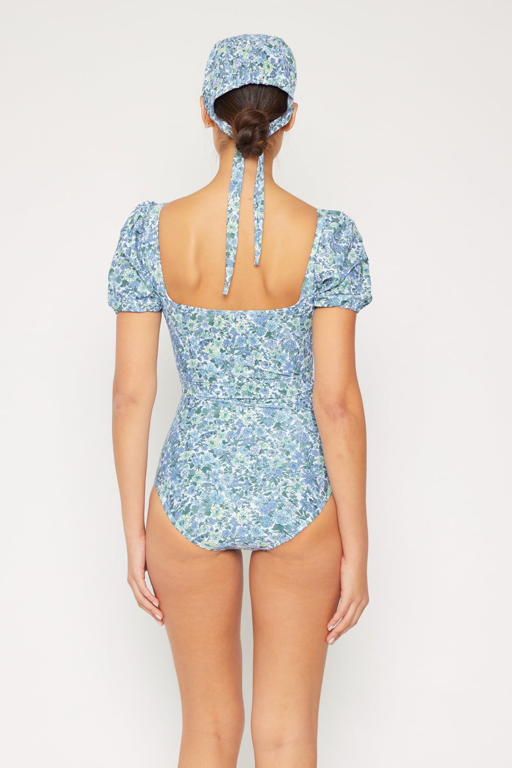 Marina West Swim Salty Air Puff Sleeve One-Piece in Blue - AllIn Computer
