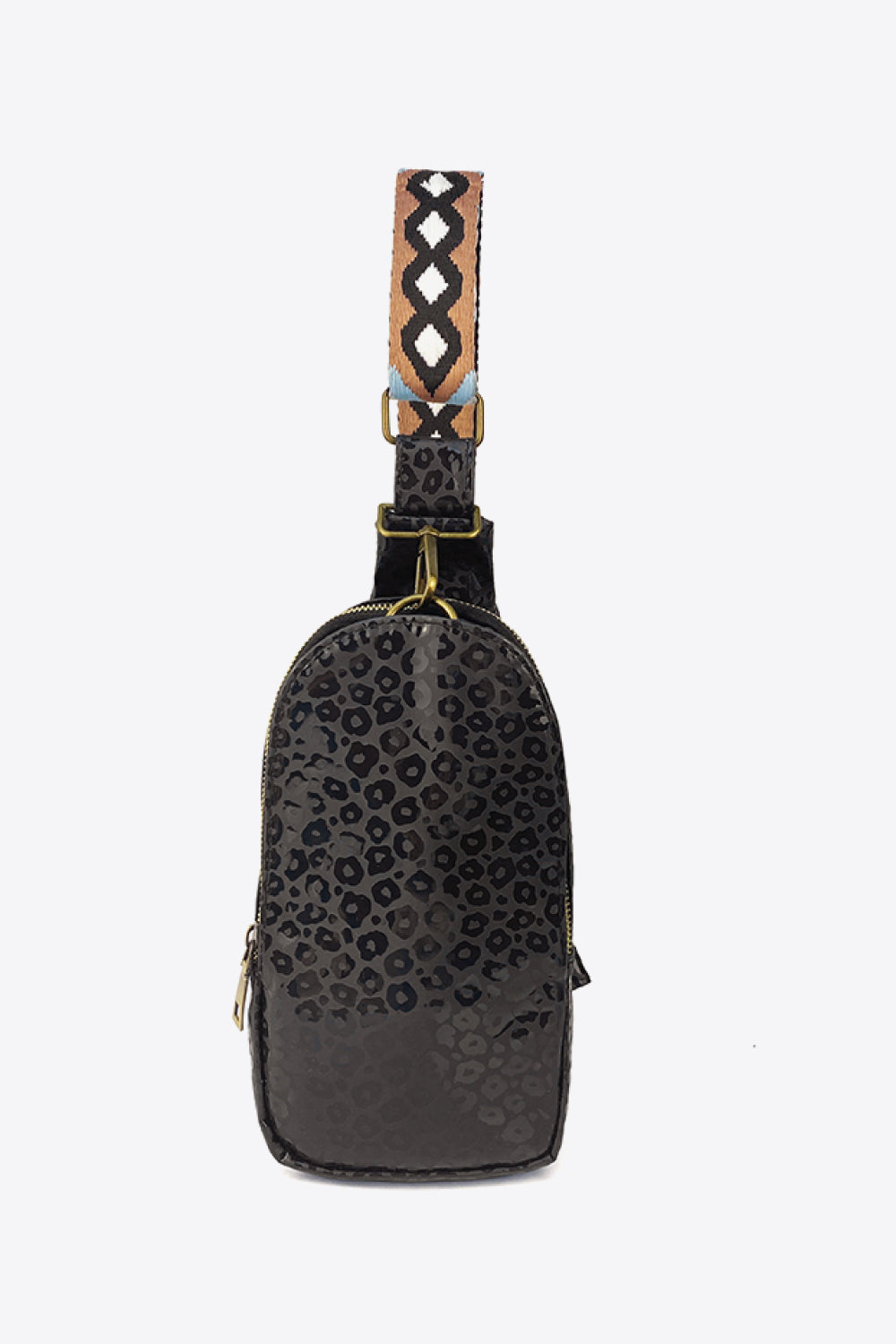 Printed PU Leather Sling Bag - AllIn Computer