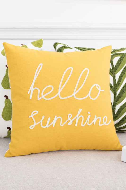 Elements of Spring Punch-Needle Decorative Throw Pillow Case - AllIn Computer