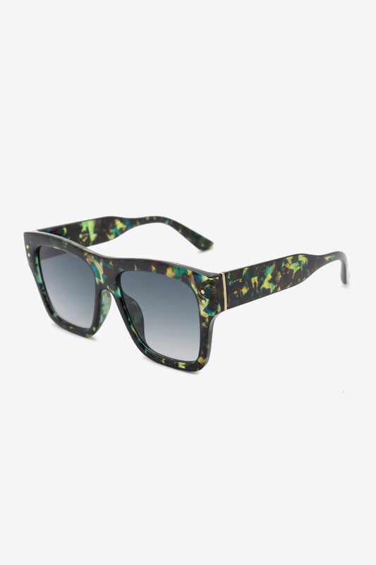 UV400 Patterned Polycarbonate Square Sunglasses - AllIn Computer
