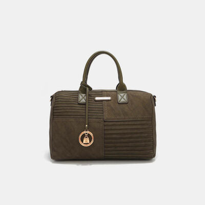 Nicole Lee USA Scallop Stitched Boston Bag - AllIn Computer