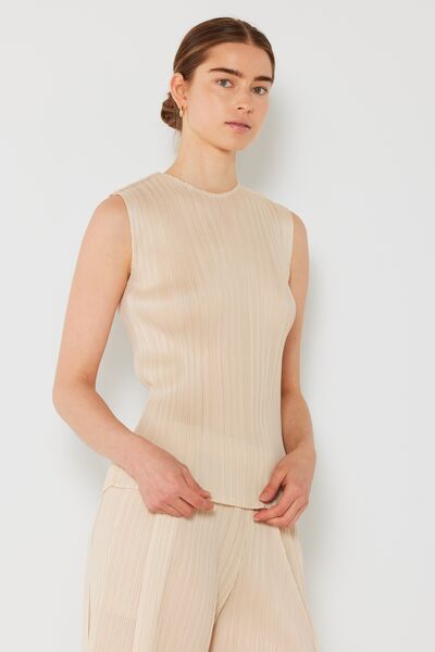 Marina West Swim Pleated Sleeveless Crewneck Tank - AllIn Computer