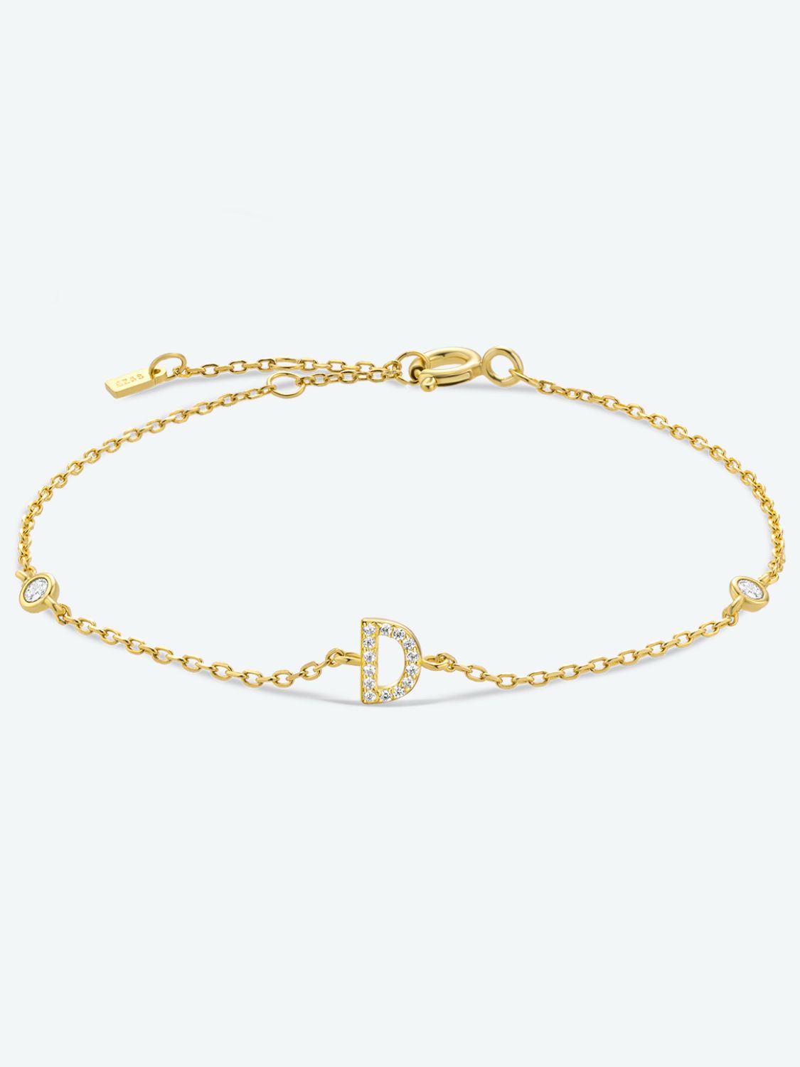 A To F Zircon 925 Sterling Silver Bracelet - AllIn Computer