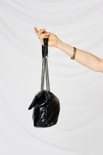 SHOMICO PU Leather Chain Handbag - AllIn Computer