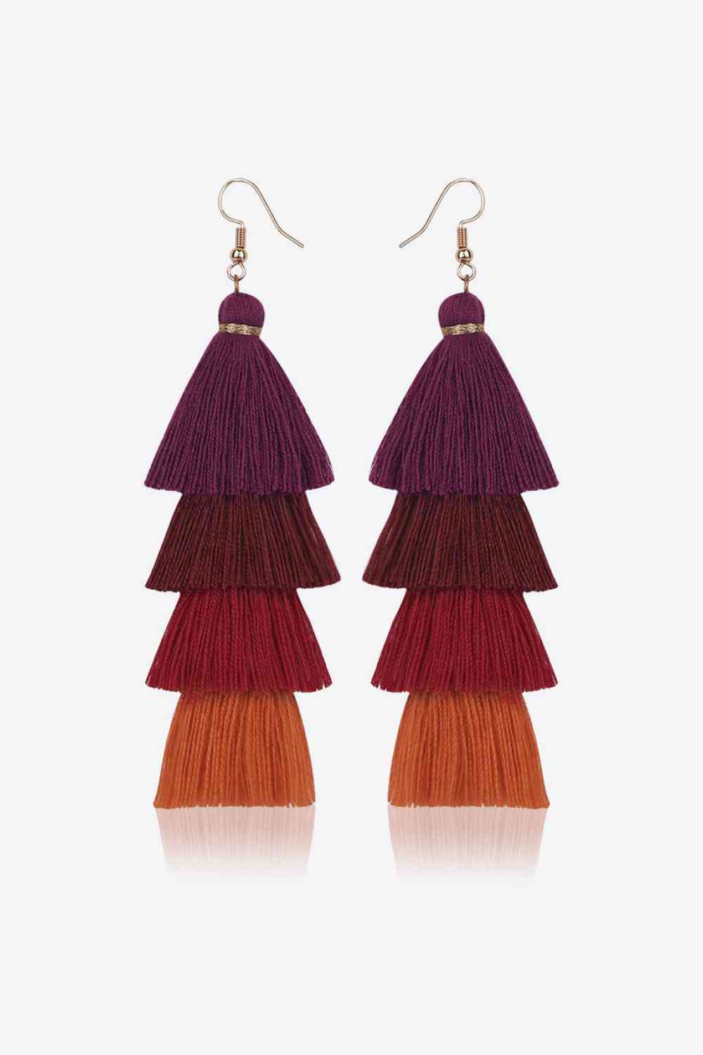 Layered Tassel Earrings - AllIn Computer