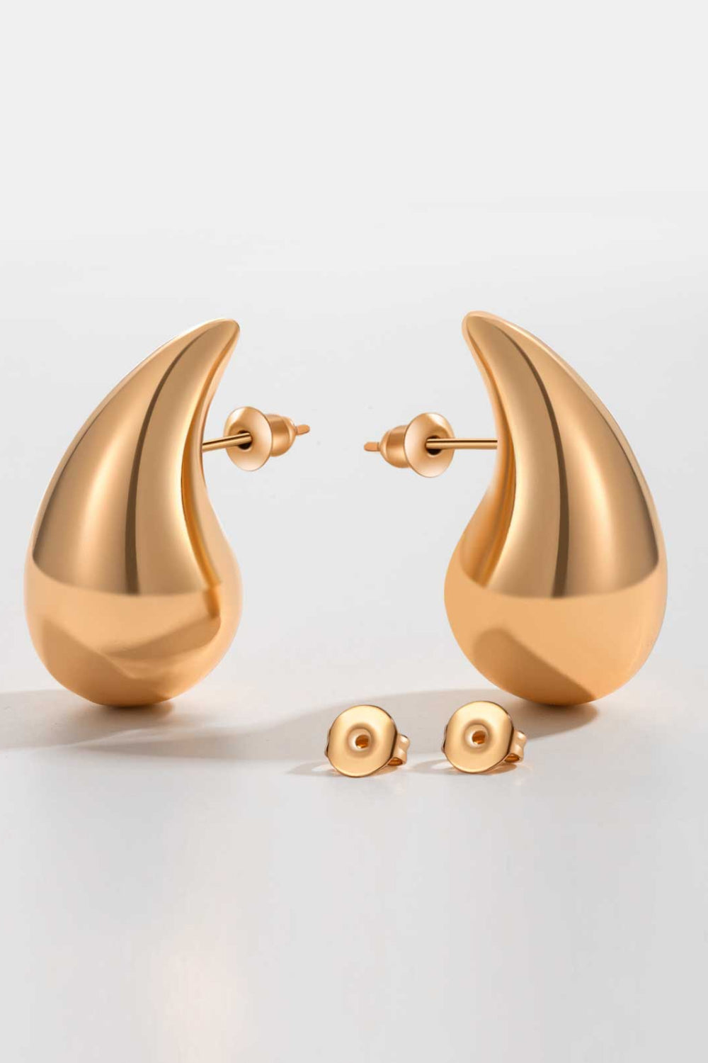 Large Size Water Drop Brass Earrings - AllIn Computer