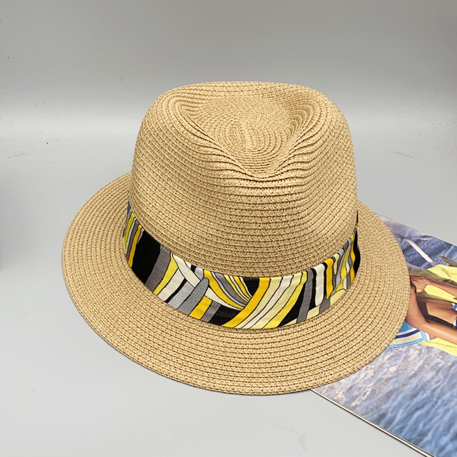 Short Brim Jute Cloth Hat - AllIn Computer