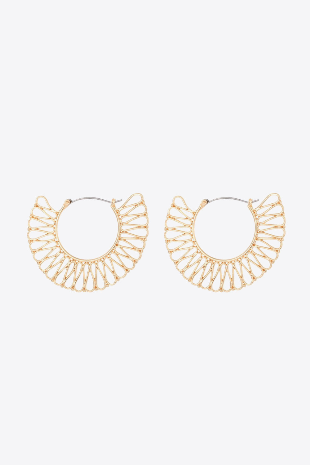 18K Gold-Plated Cutout Earrings - AllIn Computer